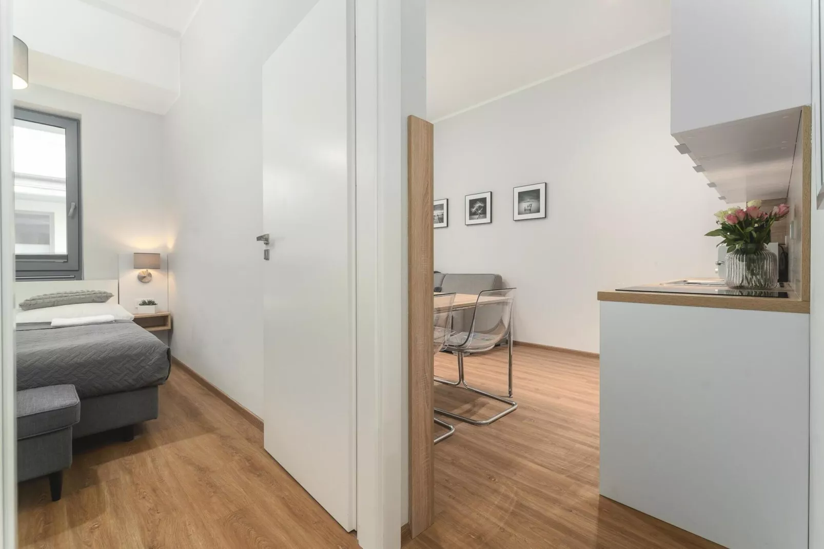 Apartament dla 4 osób Grunwaldzka 12c23 Pobierowo-Bedroom
