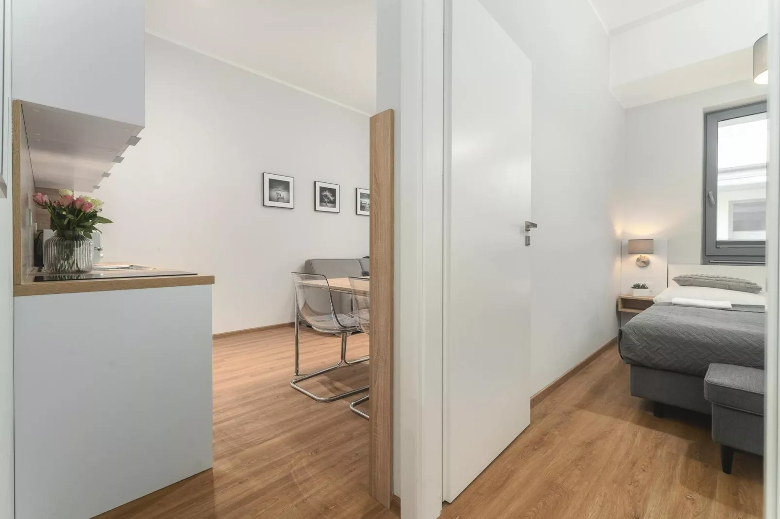 Apartament dla 4 osób Grunwaldzka 12c23 Pobierowo-Bedroom