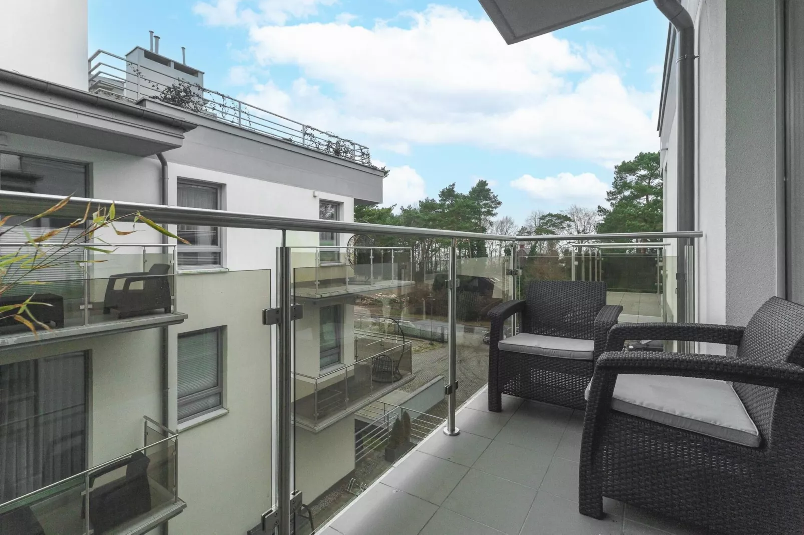 Apartament dla 4 osób Grunwaldzka 12c23 Pobierowo-Terrace balcony