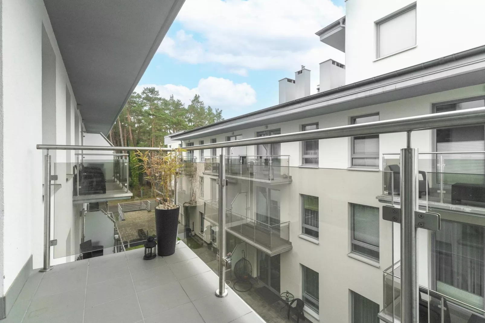 Apartament dla 4 osób Grunwaldzka 12c23 Pobierowo-Terrace balcony