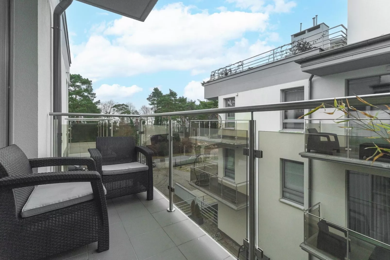 Apartament dla 4 osób Grunwaldzka 12c23 Pobierowo-Terrace balcony