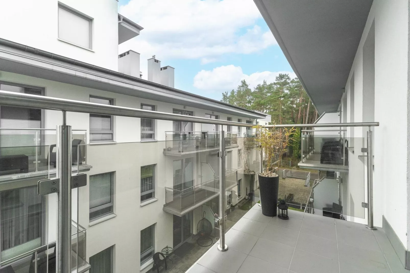 Apartament dla 4 osób Grunwaldzka 12c23 Pobierowo-Terrace balcony