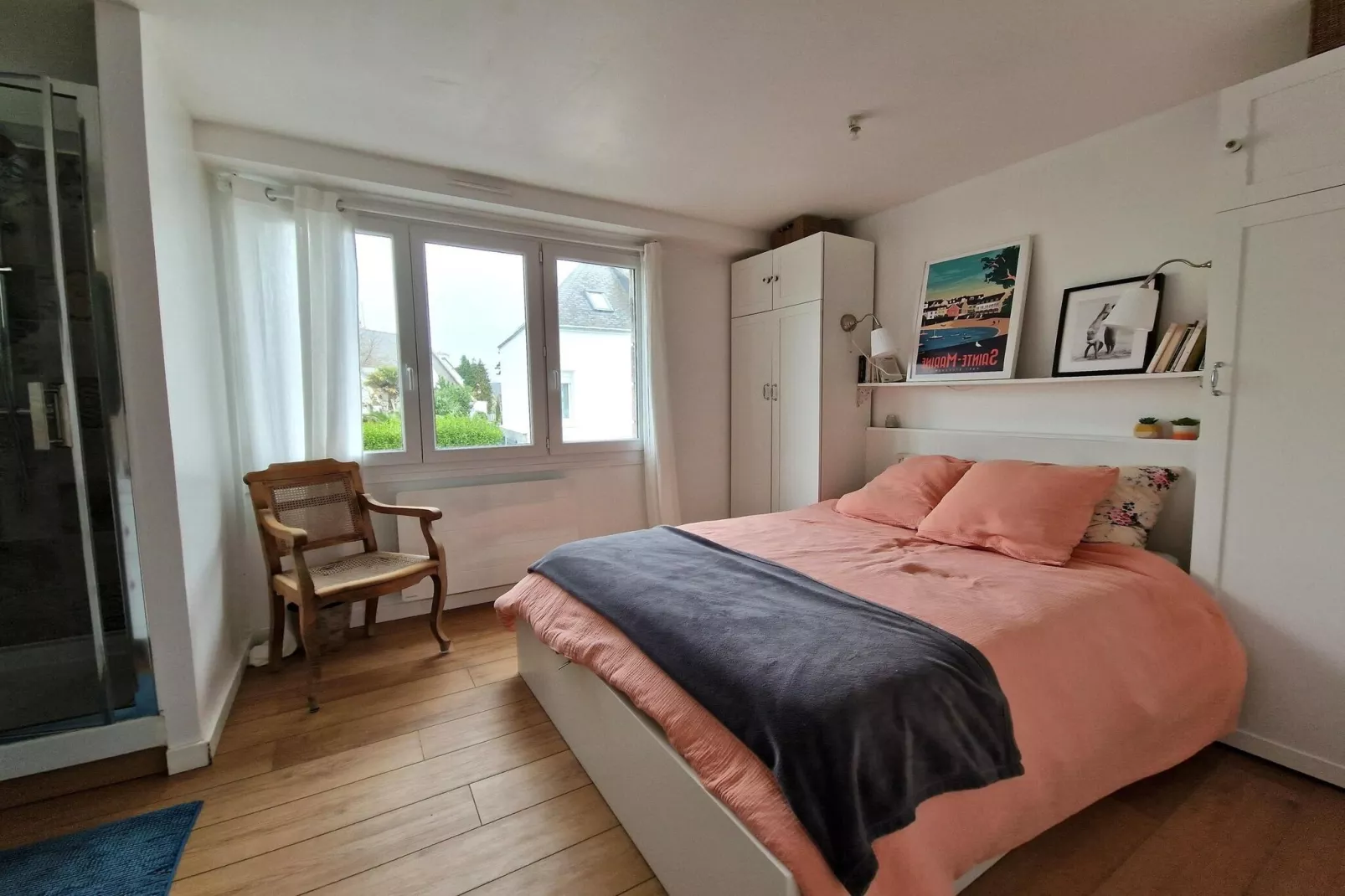 Appartement Bénodet-Schlafzimmer