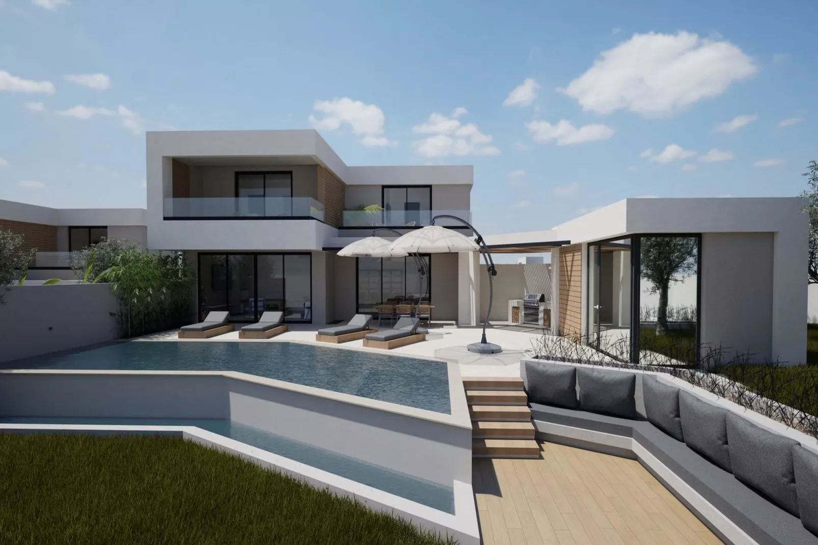 Ouranos Villa-Aether group villas-Exterior summer