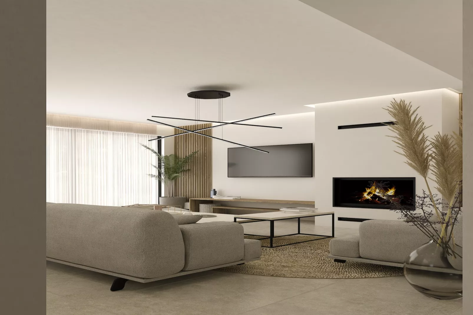 Ouranos Villa-Aether group villas-Living room