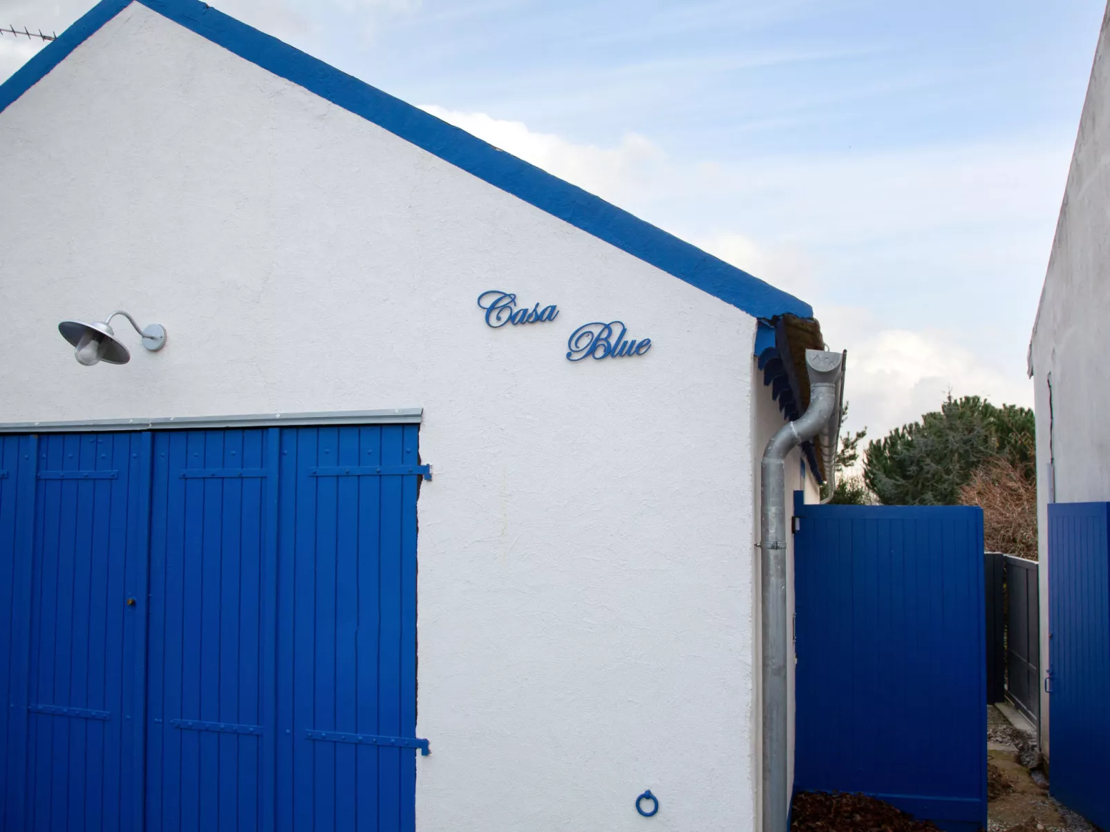 Casa Blue-Draußen
