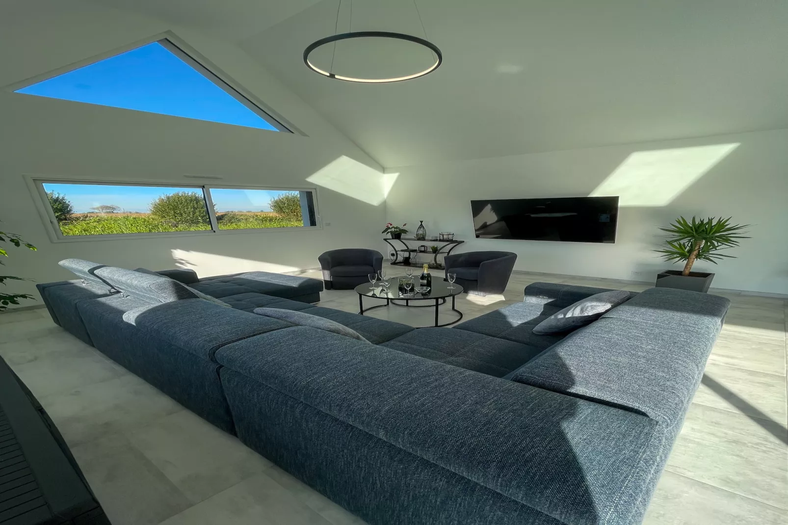 TY MENEZ HEOL - Ploudalmézeau-Living room