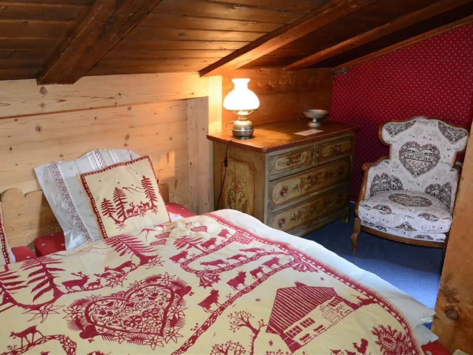 Le Vieux Chalet-Drinnen