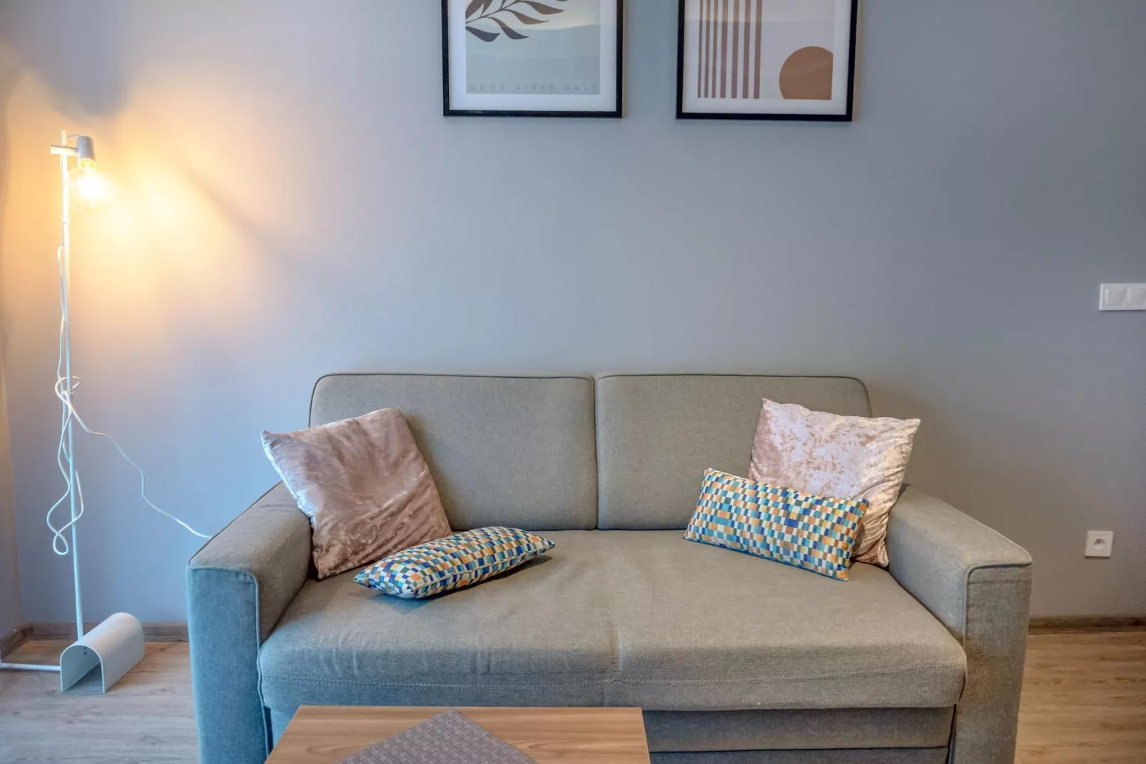 Apartament Grunwaldzka 12a-23 Pobierowo-Wohnzimmer
