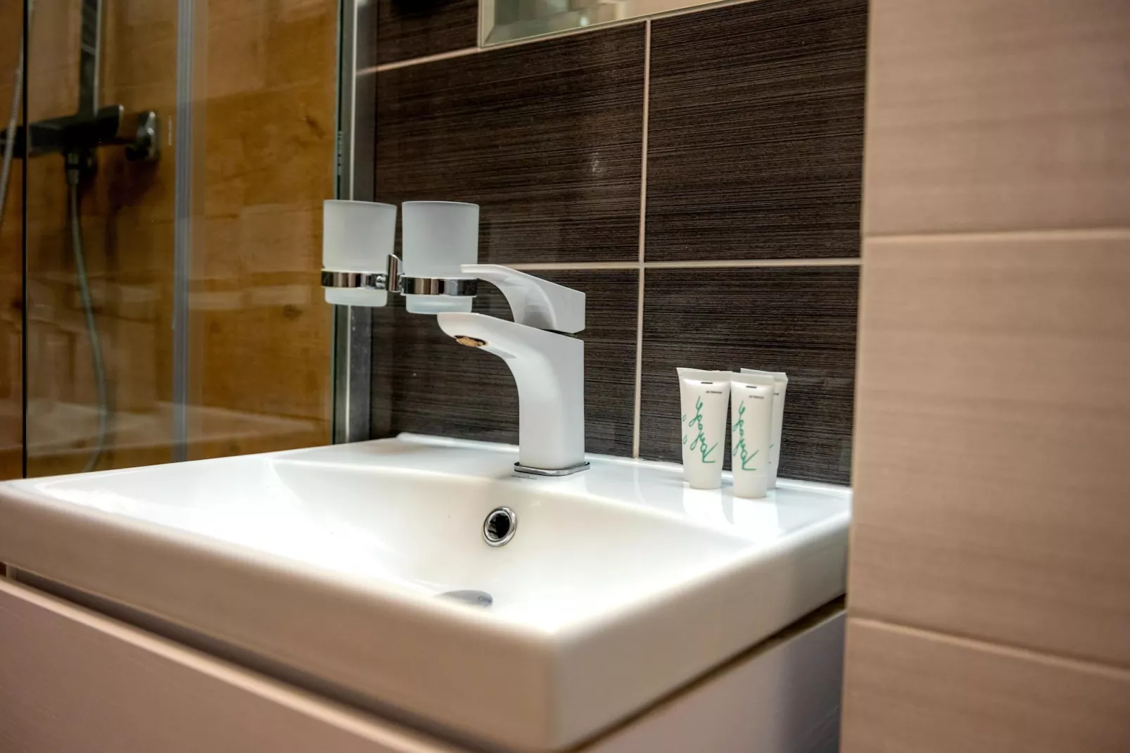 Apartament Grunwaldzka 12a-23 Pobierowo-Badezimmer