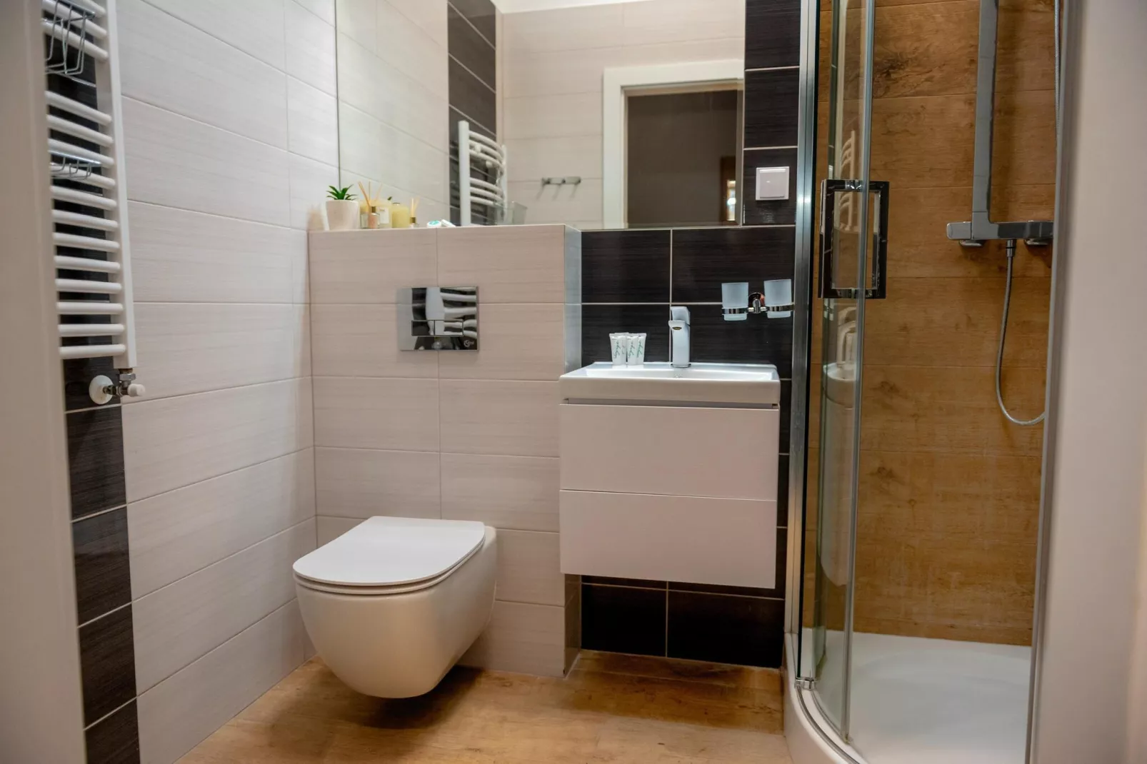 Apartament Grunwaldzka 12a-23 Pobierowo-Badezimmer