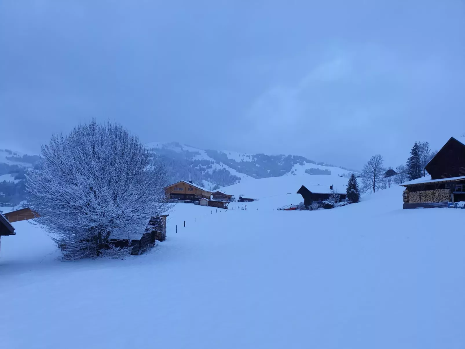 Aerneli, Chalet-Draußen