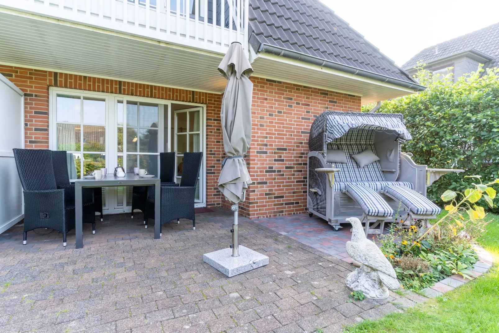 Haus Deichsfenne - Wohnung 2 / 3 Personen-Terrace balcony