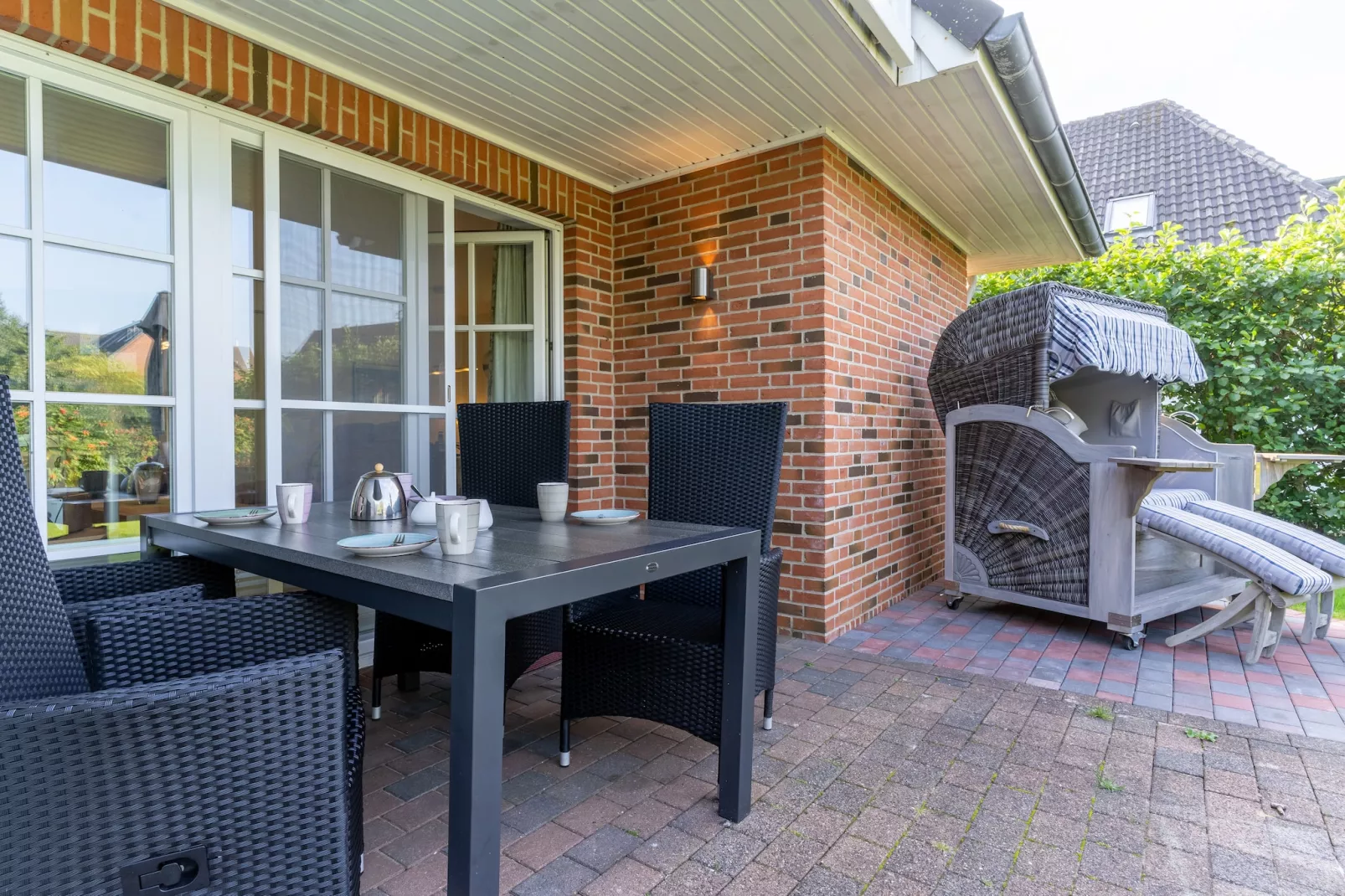 Haus Deichsfenne - Wohnung 2 / 4 Personen-Balcon-terrasse