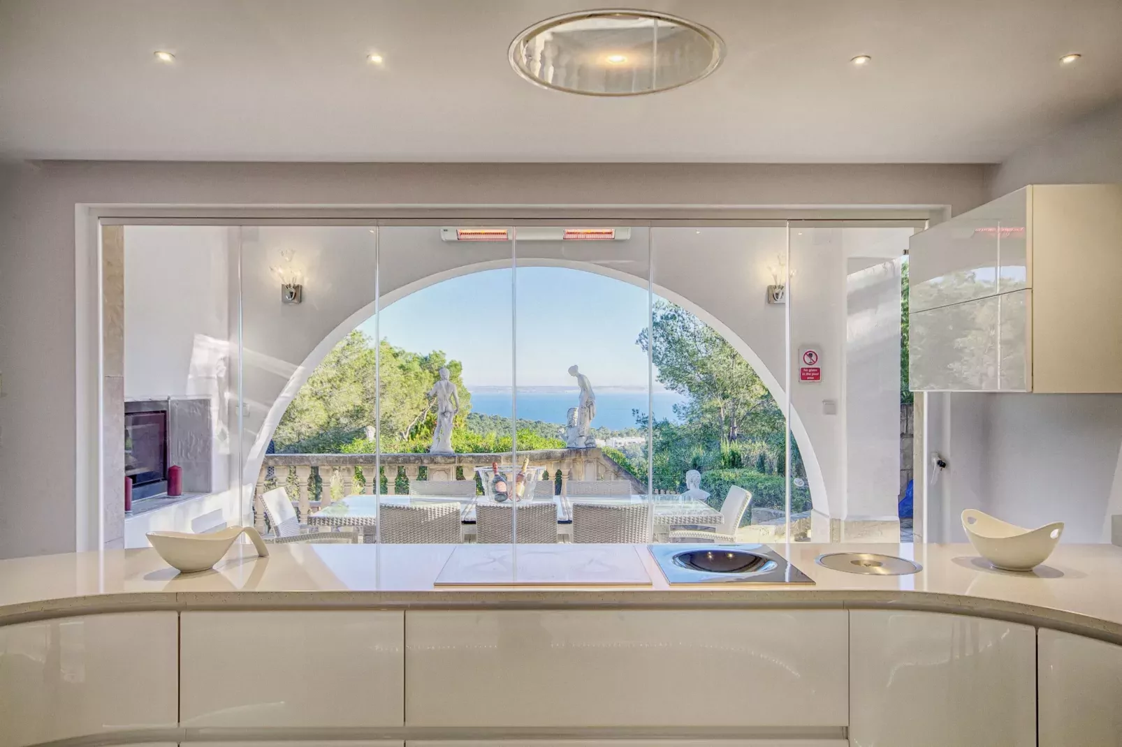 Villa Ocean View-View in summer