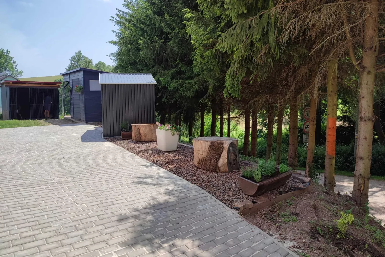 Luxe Villa in Bernartice, ook voor groepen KKH045-Terrace