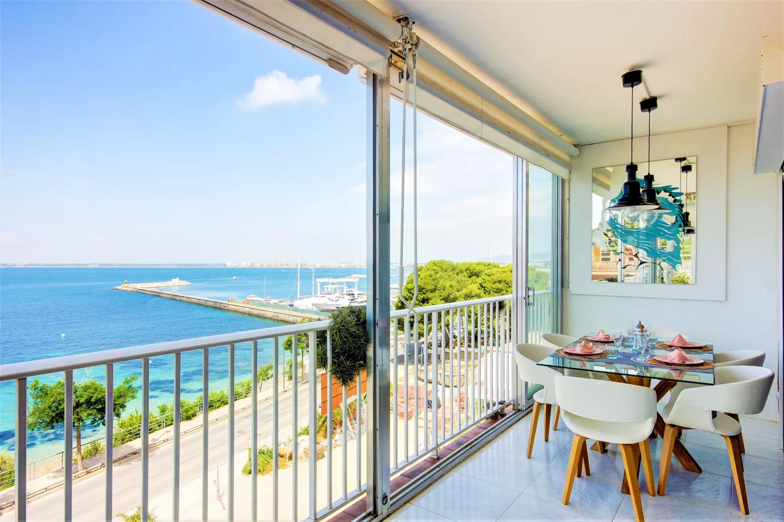 STA. MONICA 3A Roses-Balcon-terrasse