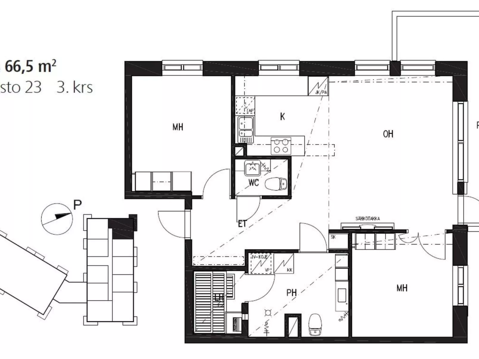 Kelotähti a 23-Inside