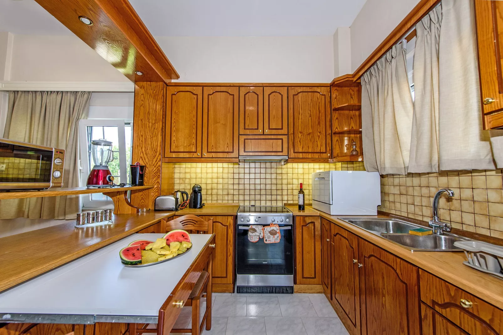 Platanias Villa Spyros-Kitchen