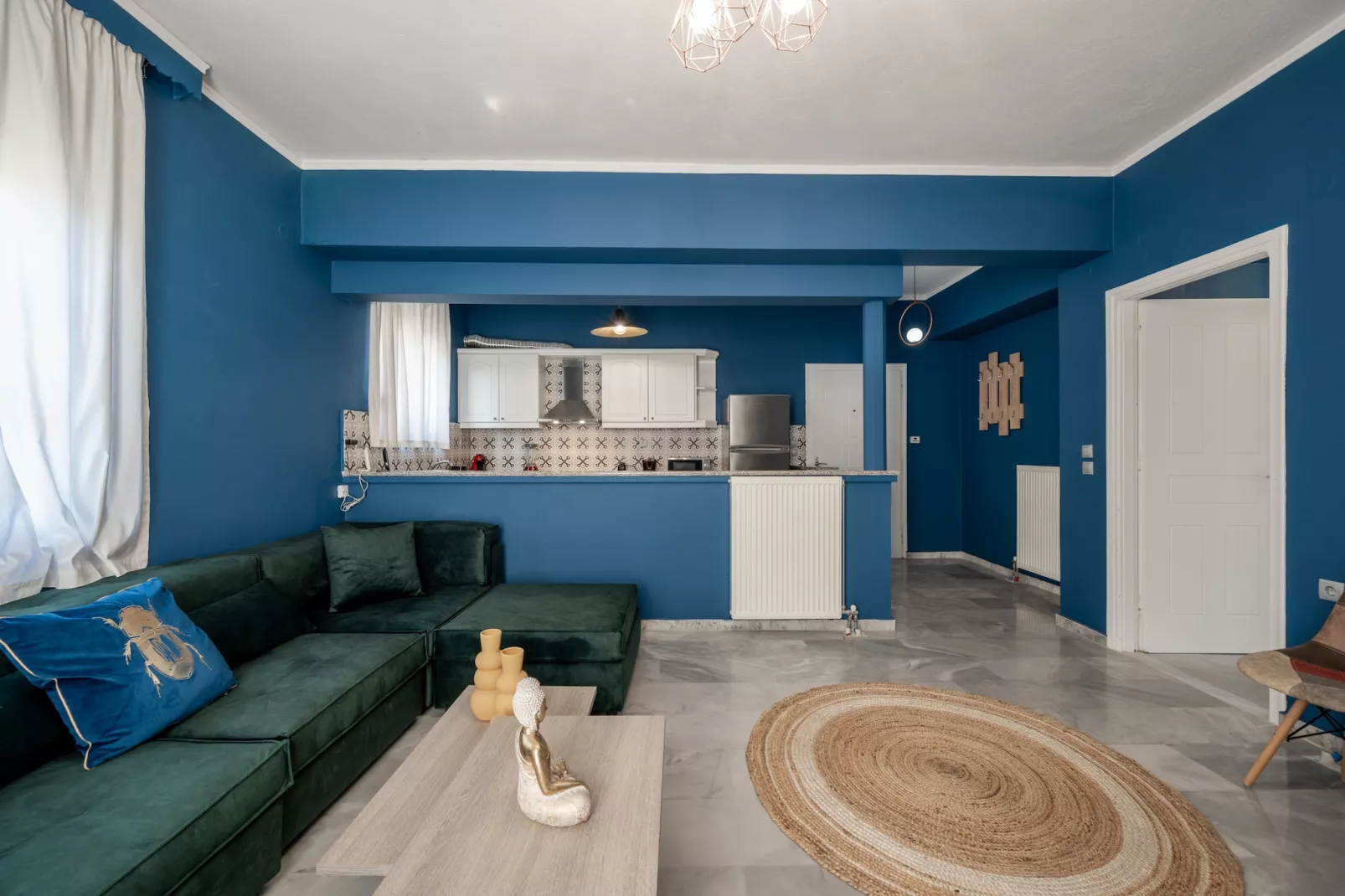 Platanias Villa Spyros-Living room