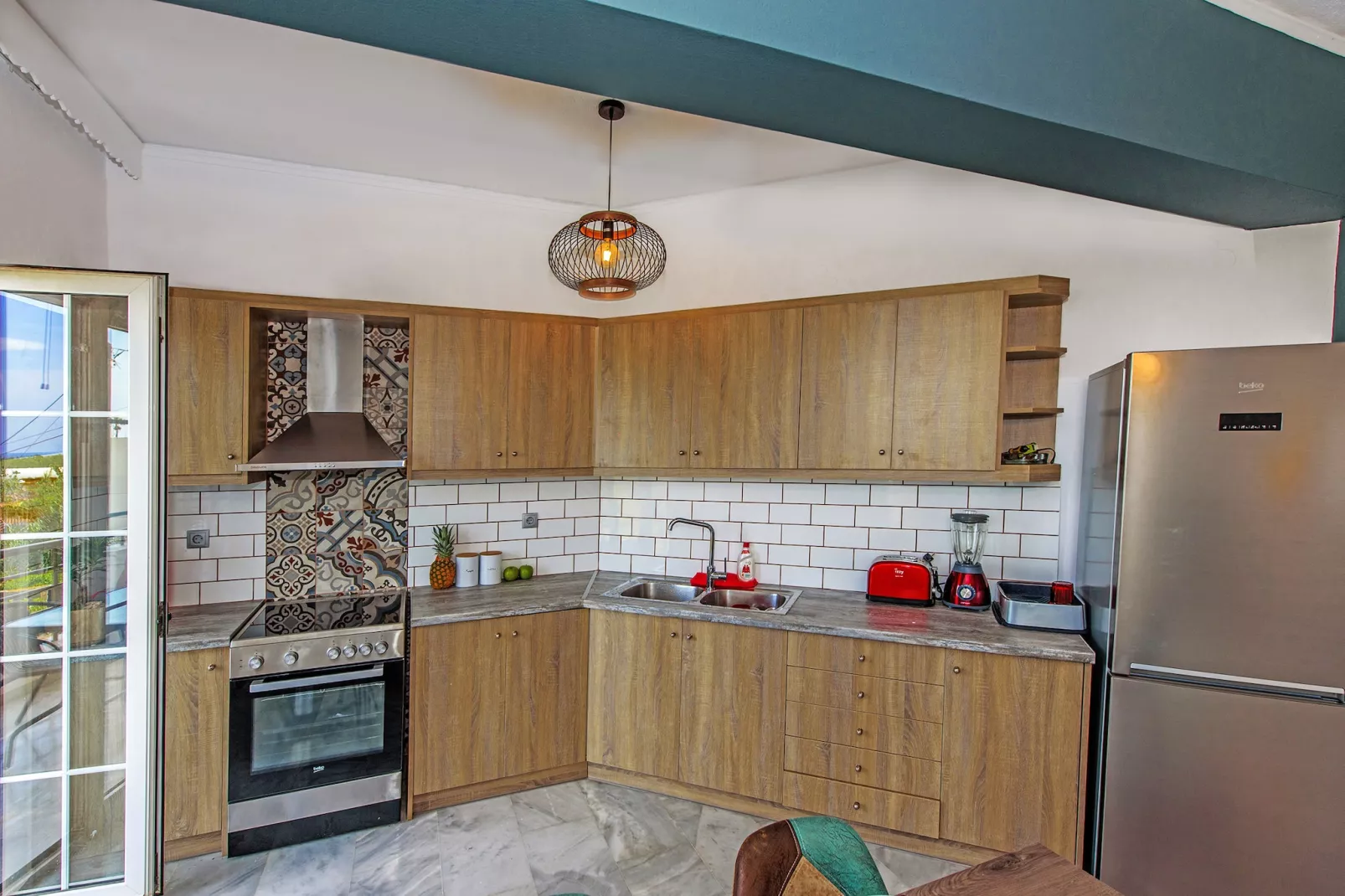 Platanias Villa Spyros-Kitchen