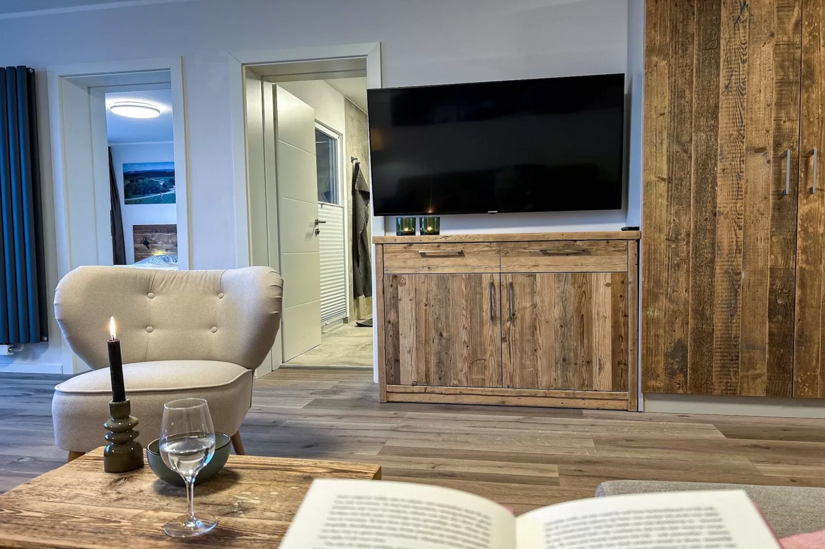 Apartment Buchenweg-Living room