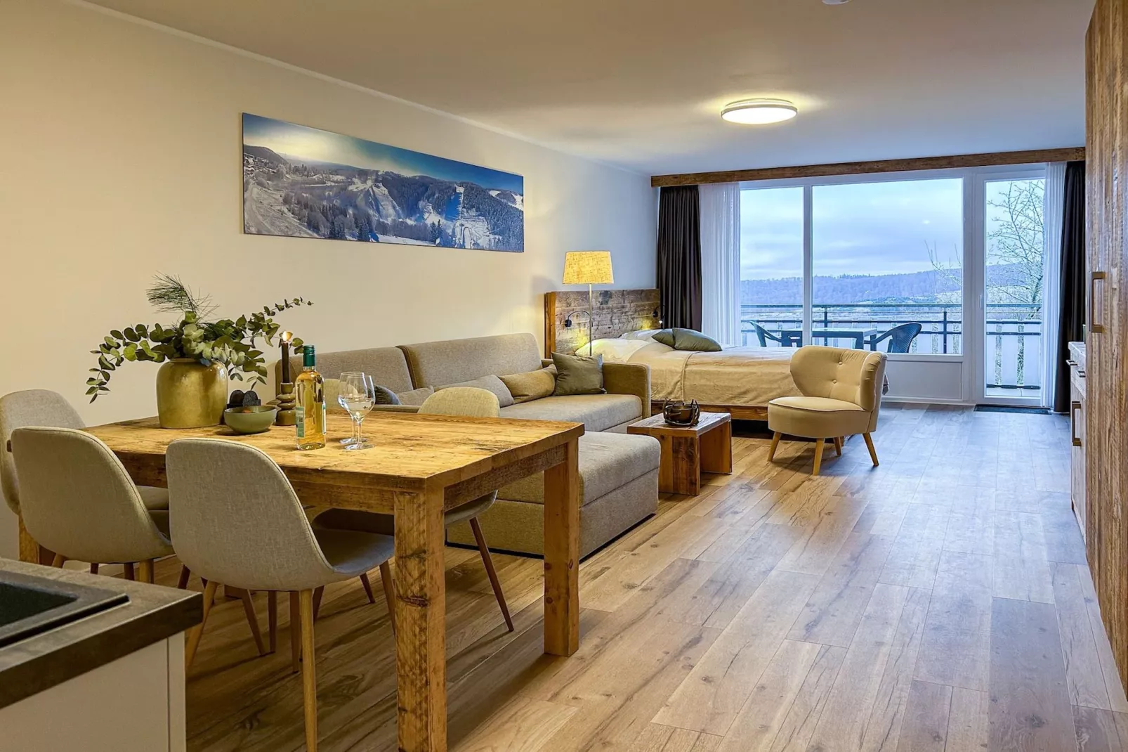 Apartment Buchenweg-Dining room