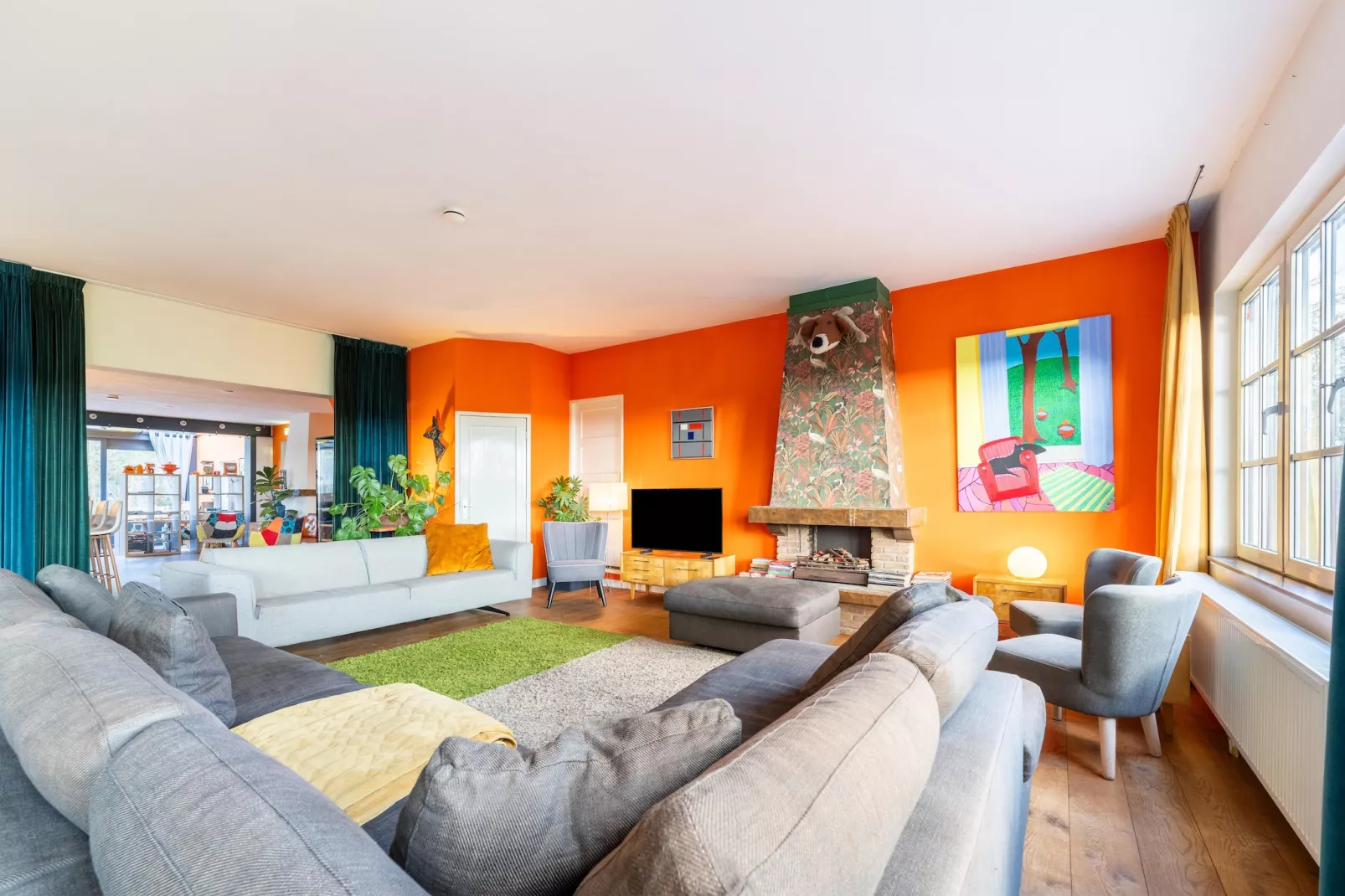 Landhuis Hezenes-Living room