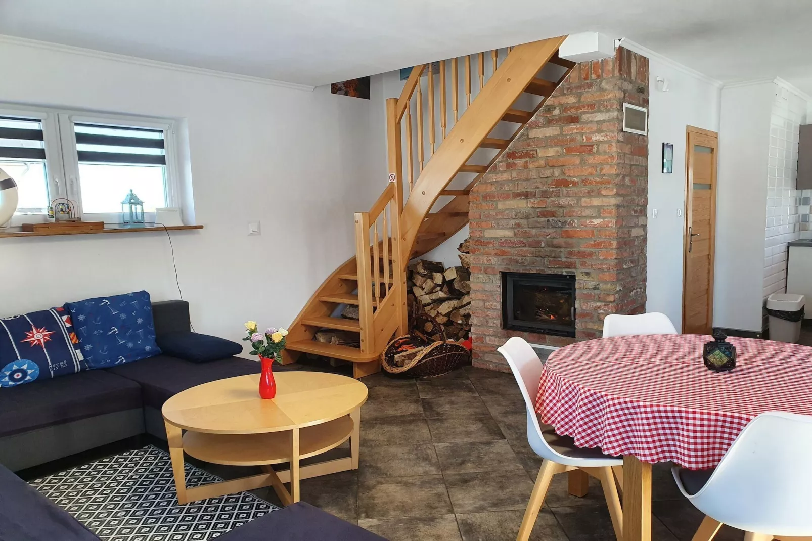Holiday home in Smoldzino-Living room