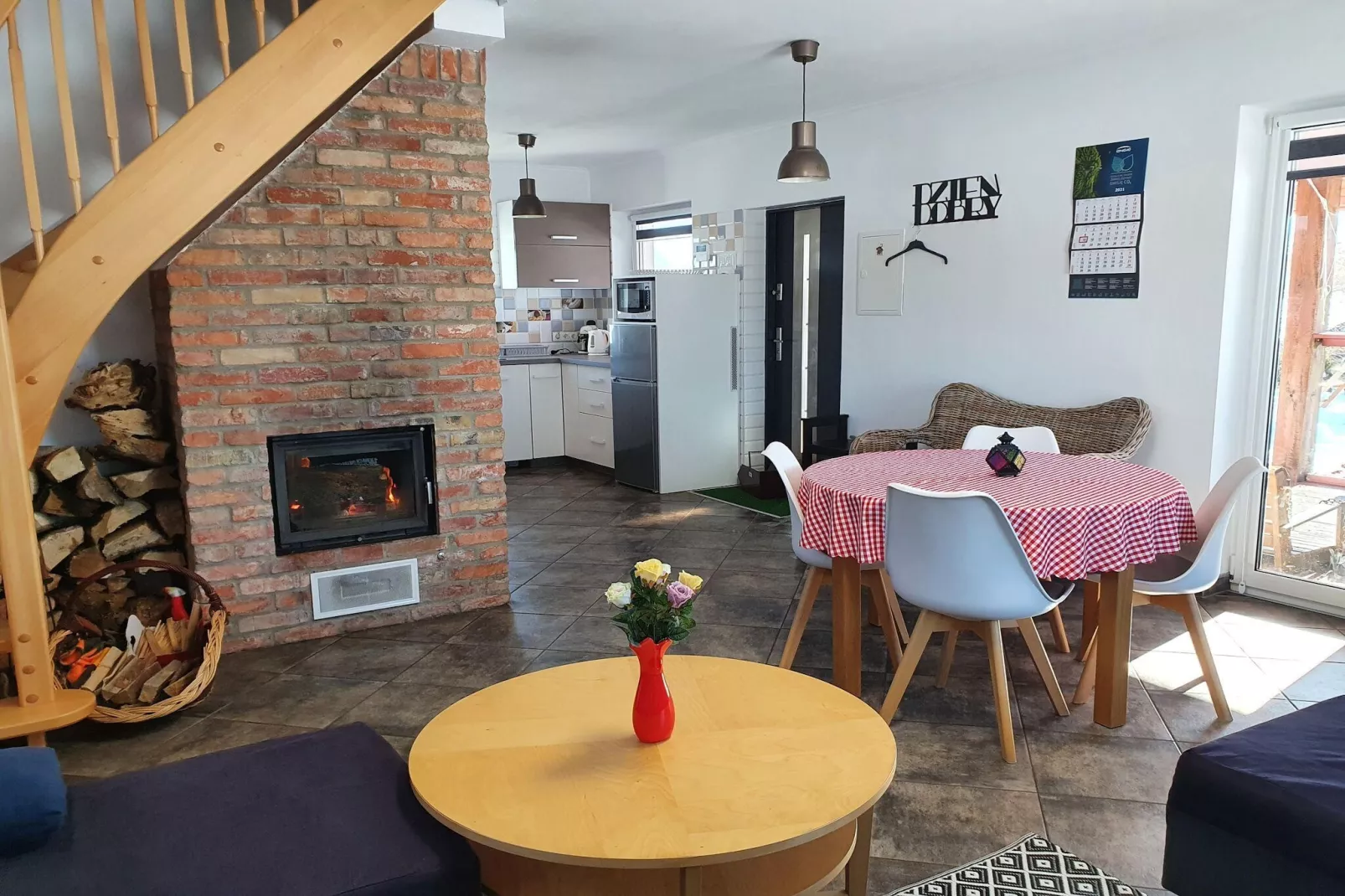 Holiday home in Smoldzino-Living room