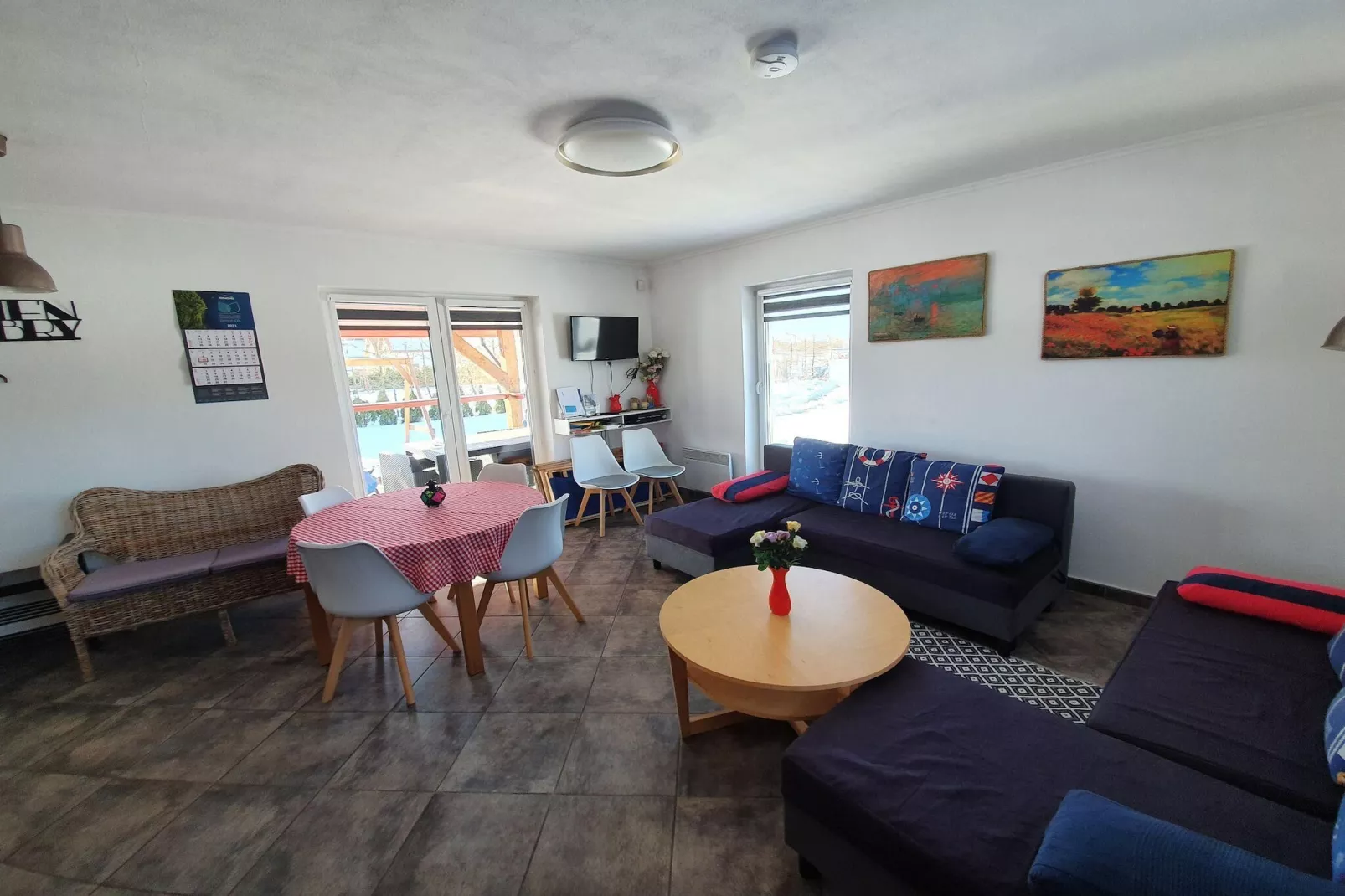 Holiday home in Smoldzino-Living room