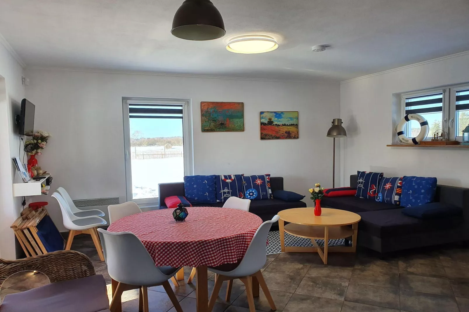 Holiday home in Smoldzino-Living room