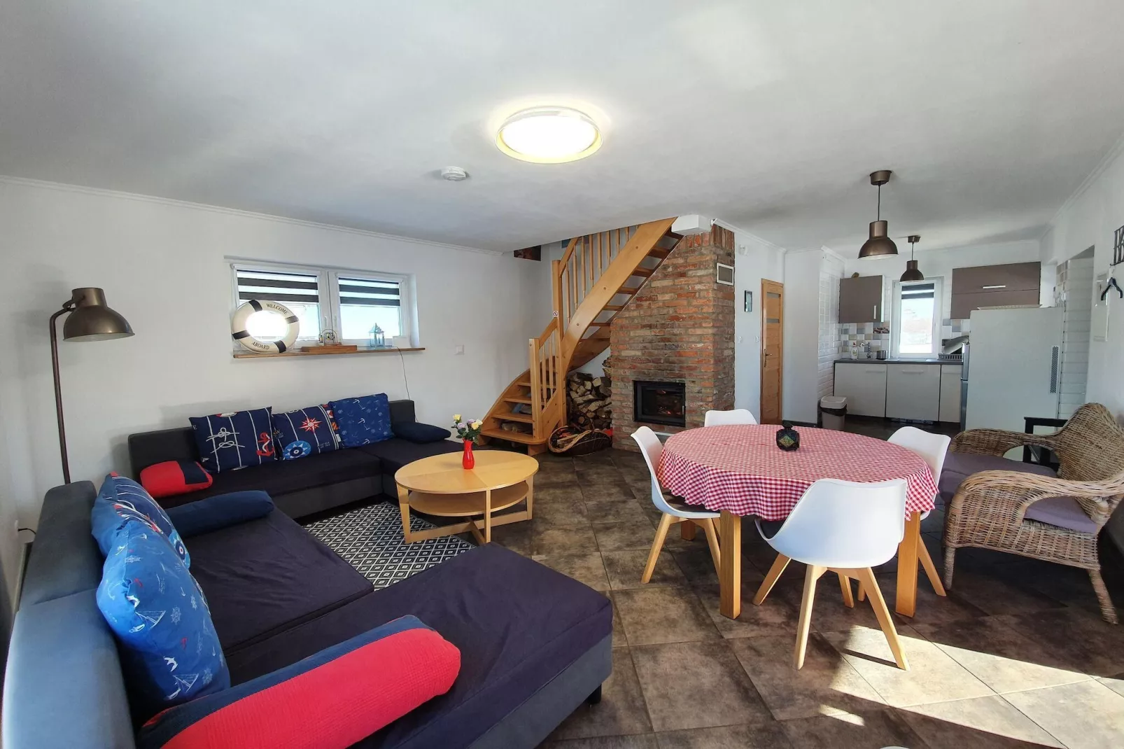 Holiday home in Smoldzino-Living room