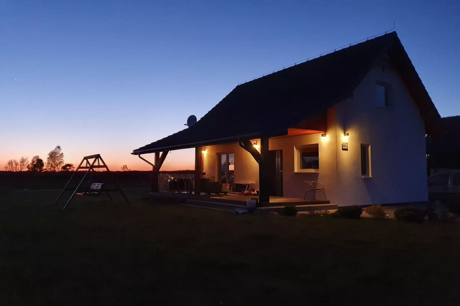 Holiday home in Smoldzino-Living room