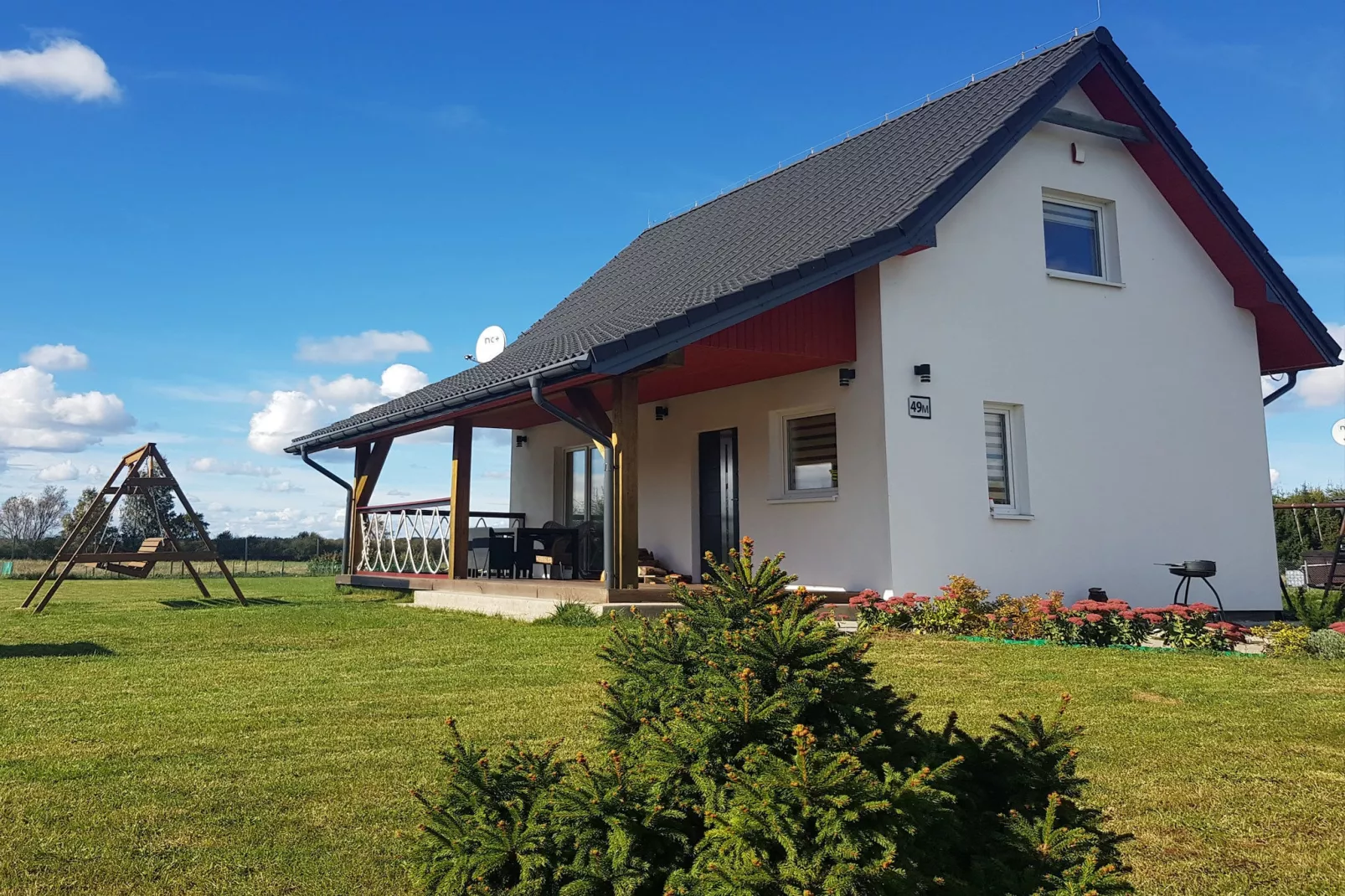 Holiday home in Smoldzino-Living room