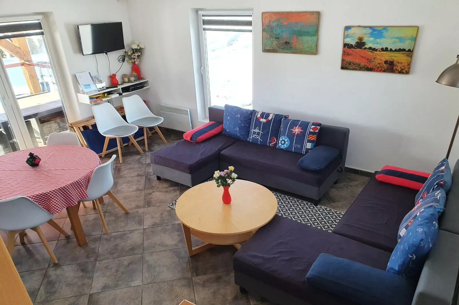 Holiday home in Smoldzino-Living room