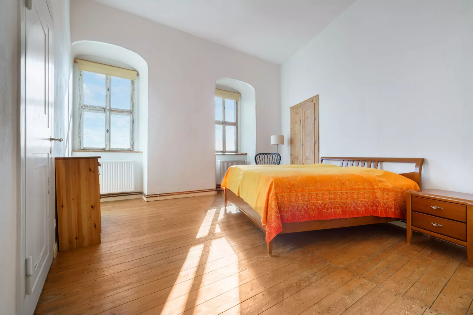 Ferienwohnung im Schloss Friedeburg-Bedroom