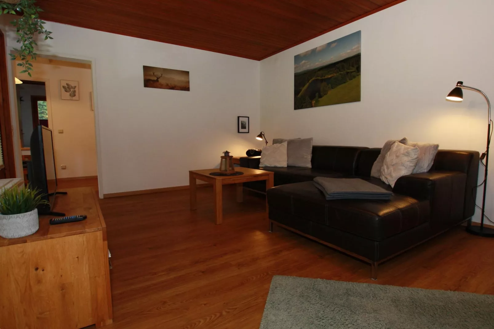 Typ B - Kaminhaus Haustierfrei-Wohnzimmer