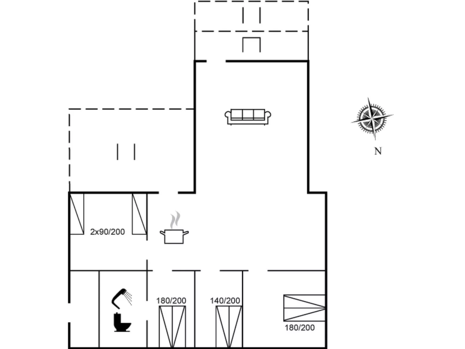"Olli" - 600m from the sea-Inside