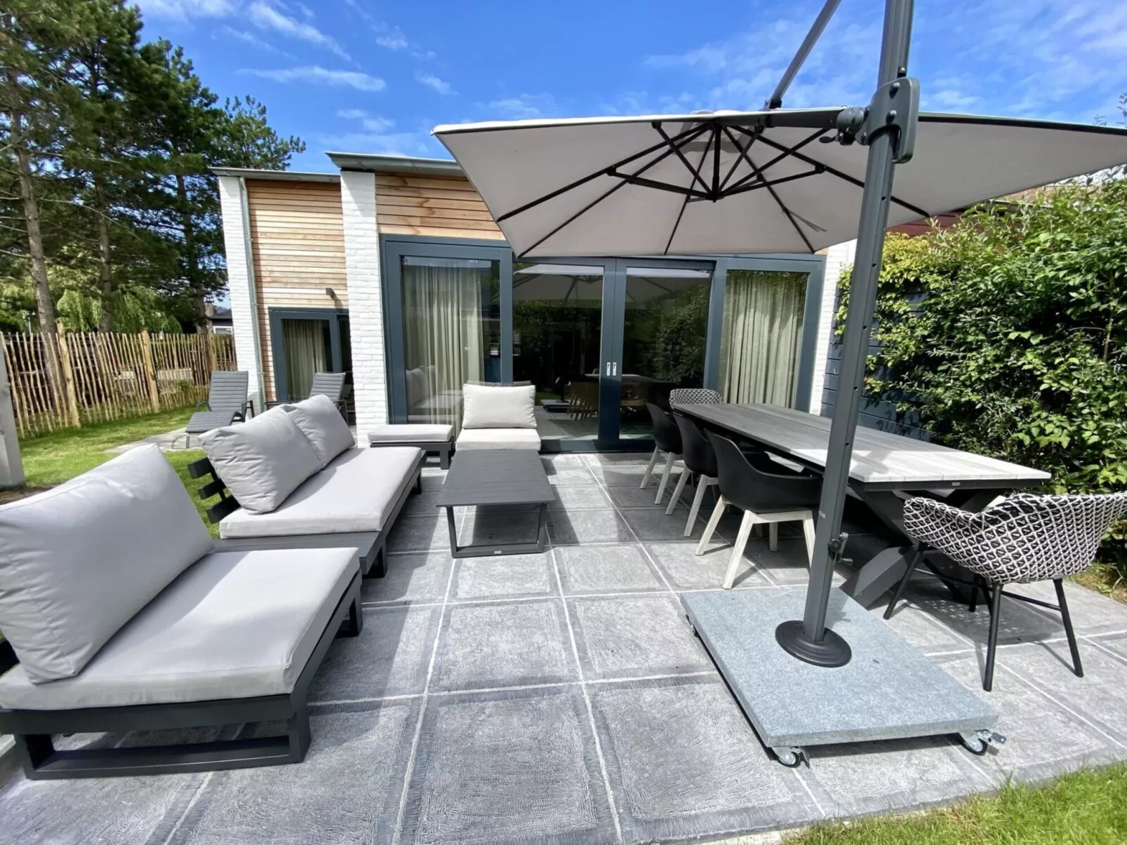 Seascape Wellness Nieuwvliet-Bad-Draußen