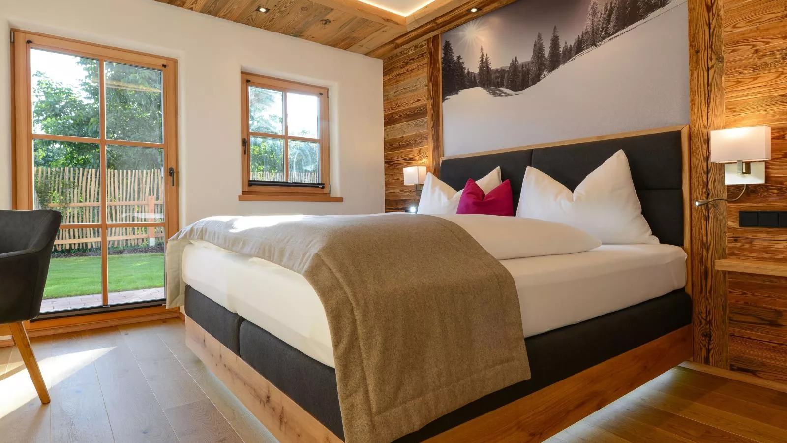 Gamslodge-Schlafzimmer