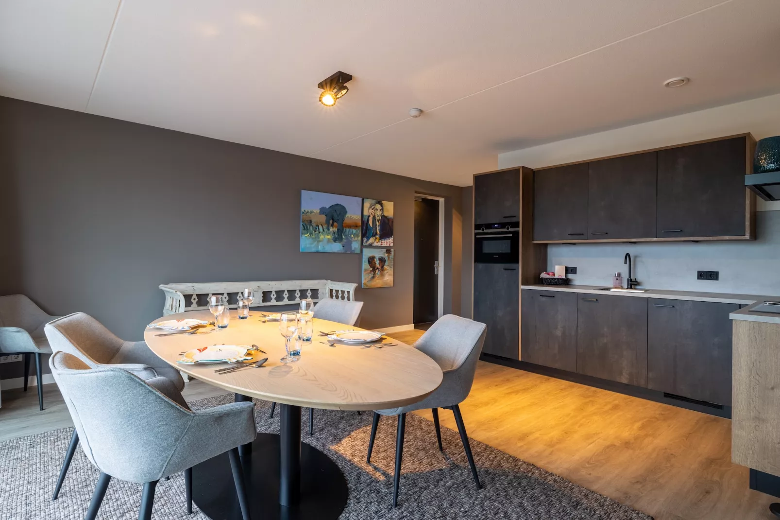 Appartement Vista Maris - Havenweg 8-28  Sint-Annaland-Dining room