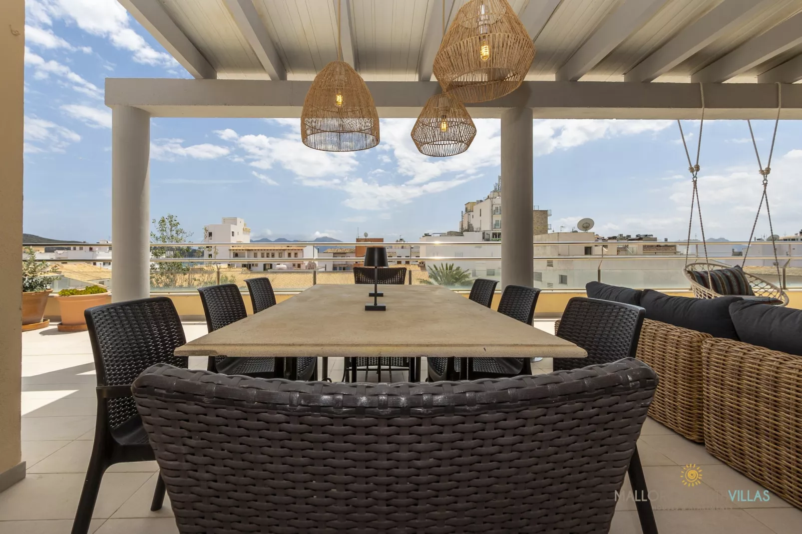Cala Ventura Espectacular Ático con Vistas-Dining room