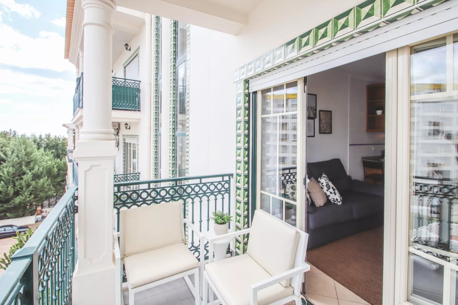 Apartment Rhodes-Terrace balcony