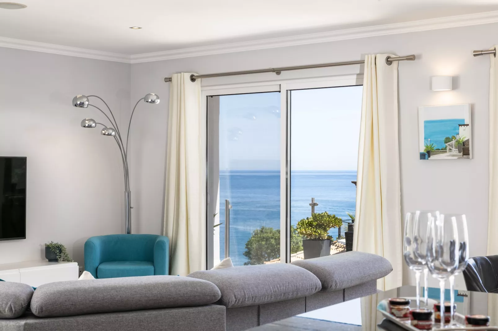 Casa Milhafre - Apartment overlooking Benagil Beac-Living room
