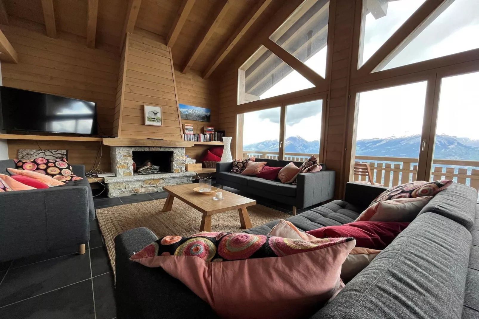 Natasha - EXCEPTIONAL & LUXE chalet 12 pers-Wohnzimmer