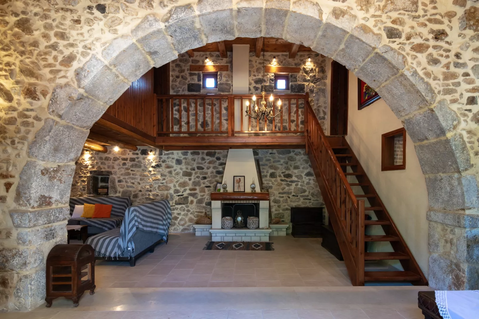 Archodiko Villa Imbros-Salon