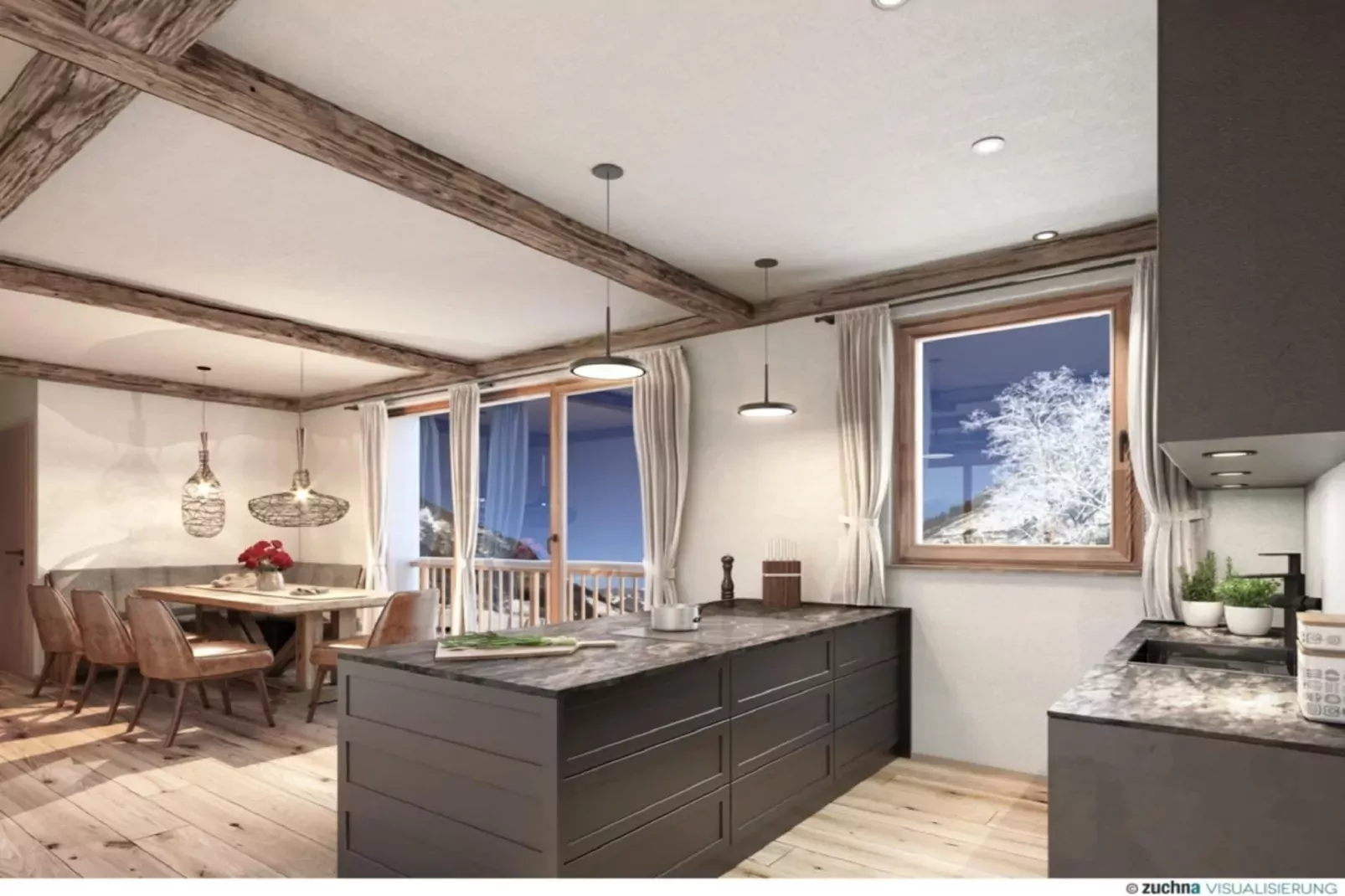 Golden Lodges Type 75 - APP 6 pers-Dining room