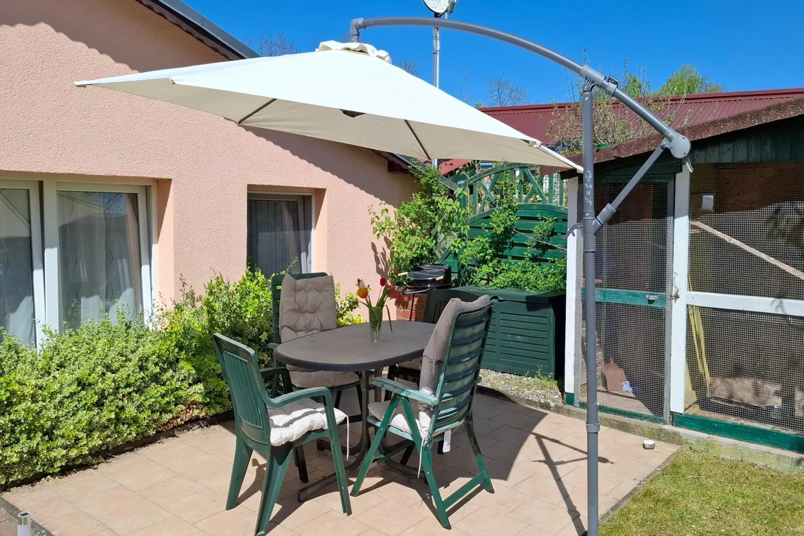 Ferienbungalow Kröpelin-Balcon-terrasse