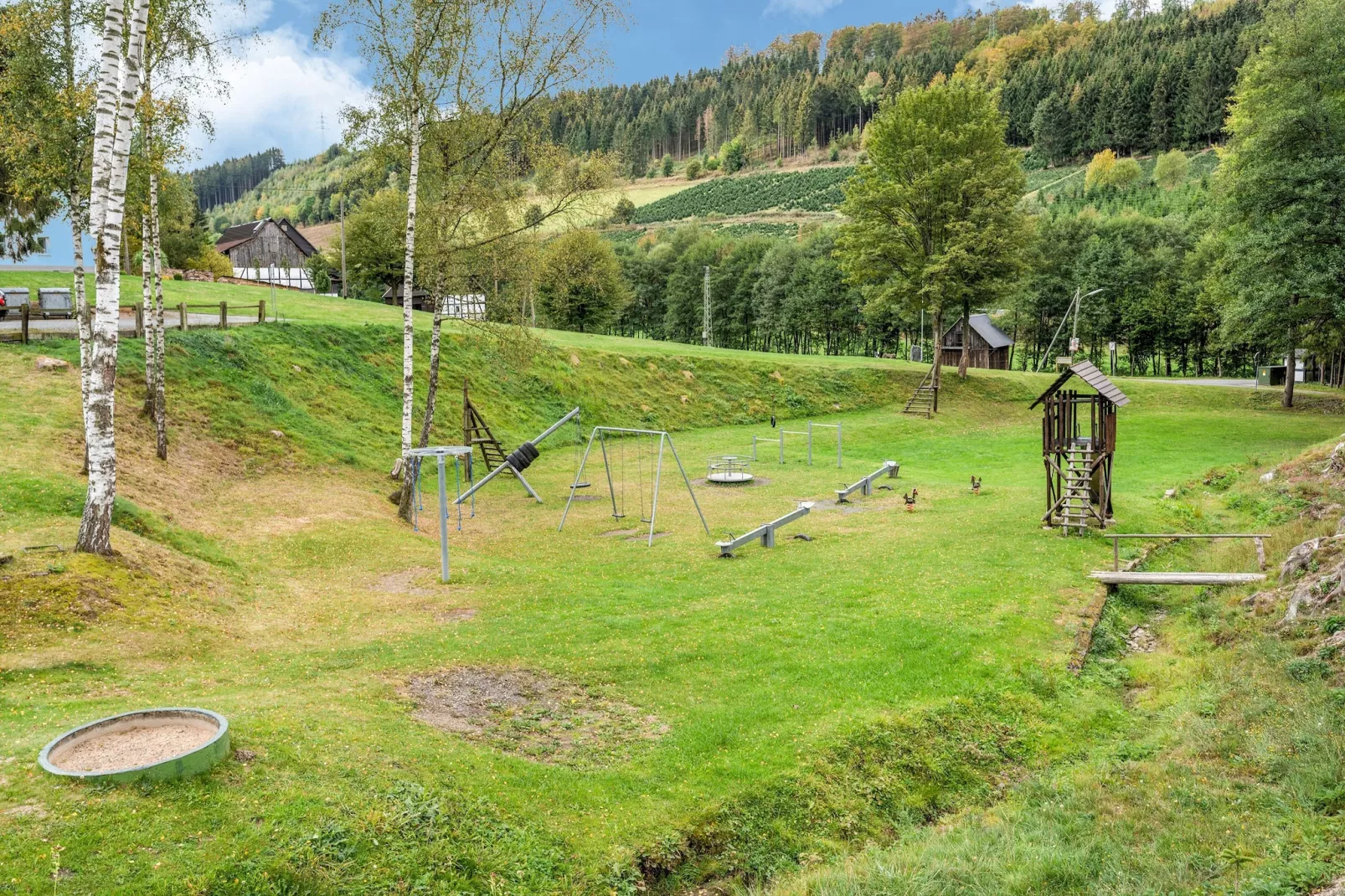 Dachsbau-Gardens summer